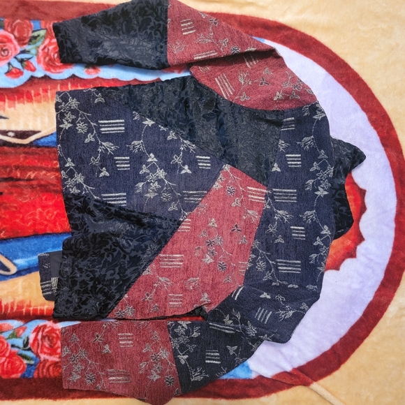 Vintage Lightweight Maximalist Patchwork Jacket Size xl - Picture 4 of 9